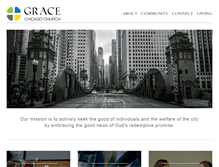 Tablet Screenshot of gracechicago.com